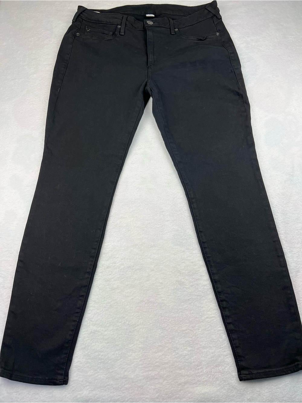 True Religion Jennie Curvy Skinny Jeans Women’s 32 Black Stretch Denim Mid Rise